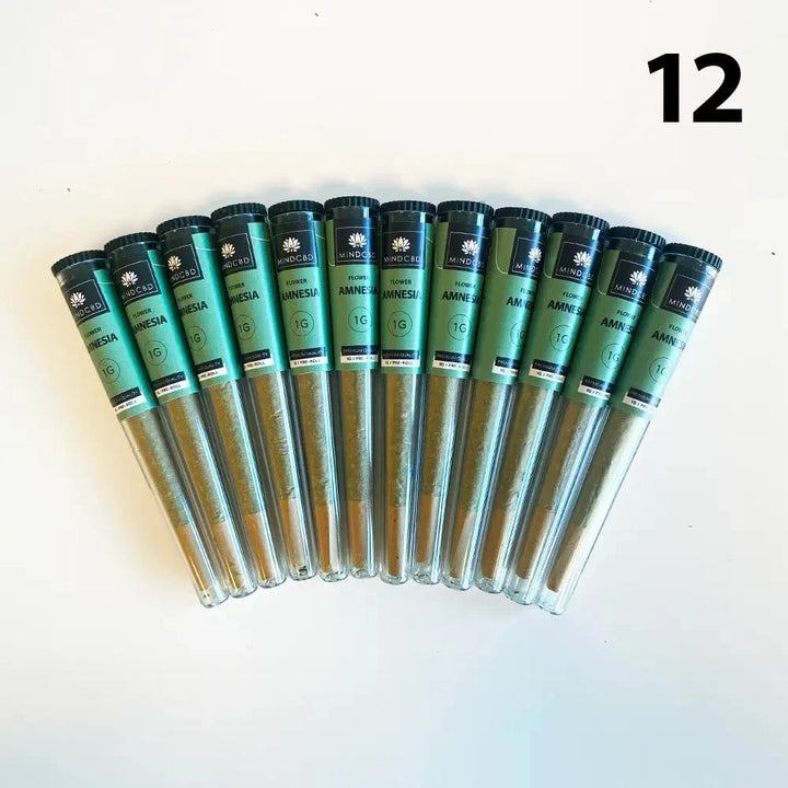 Mind CBD Fleurs CBD 12 Pré-rolls Pré-rolls CBD Amnesia Haze