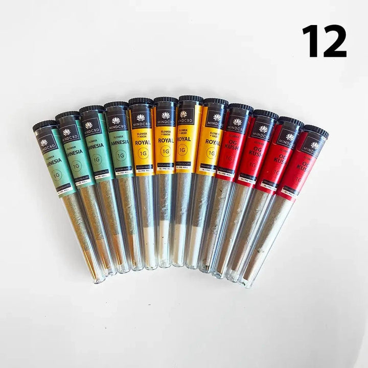 Mind CBD Fleurs CBD 12 Pré-rolls Pré-rolls CBD (Assortiment)