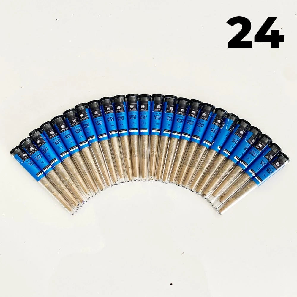 Mind CBD Fleurs CBD 24 Pré-rolls Pré-rolls CBD Lotus Bleu