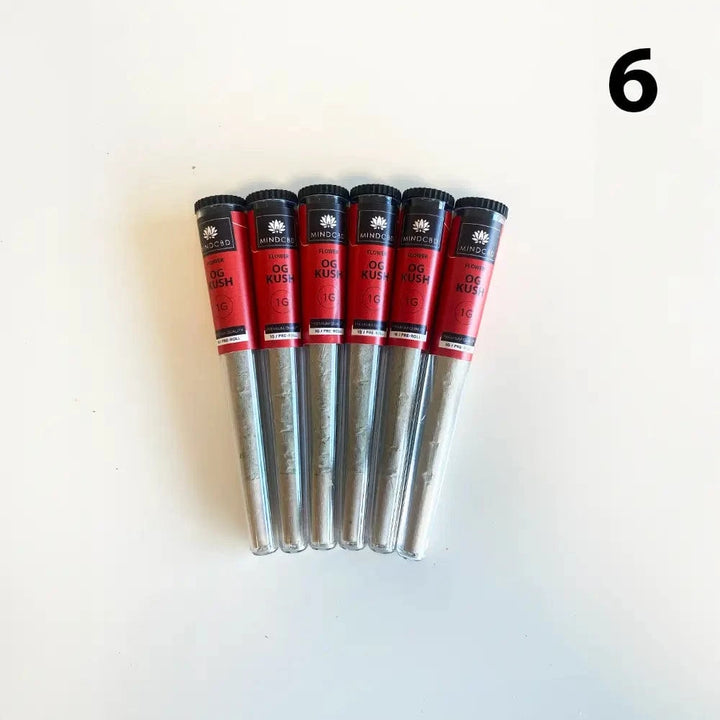Mind CBD Fleurs CBD 6 Pré-rolls Pré-rolls CBD OG Kush