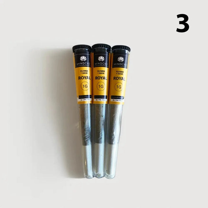 Mind CBD Fleurs CBD 3 Pré-rolls Pré-rolls CBD Royal