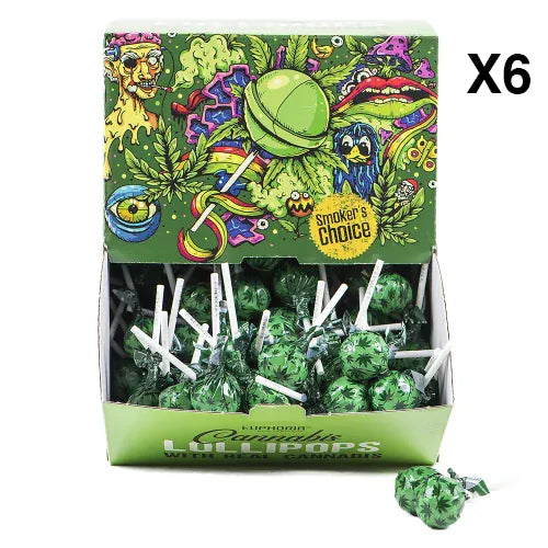 Euphoria Sucettes CBD 6 Sucettes Sucettes Cannabis