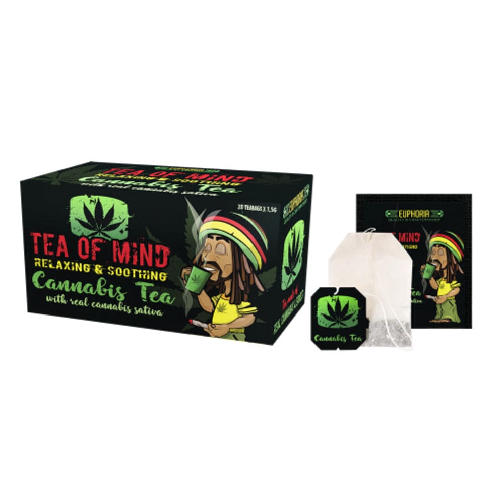 Box of hemp tea bags