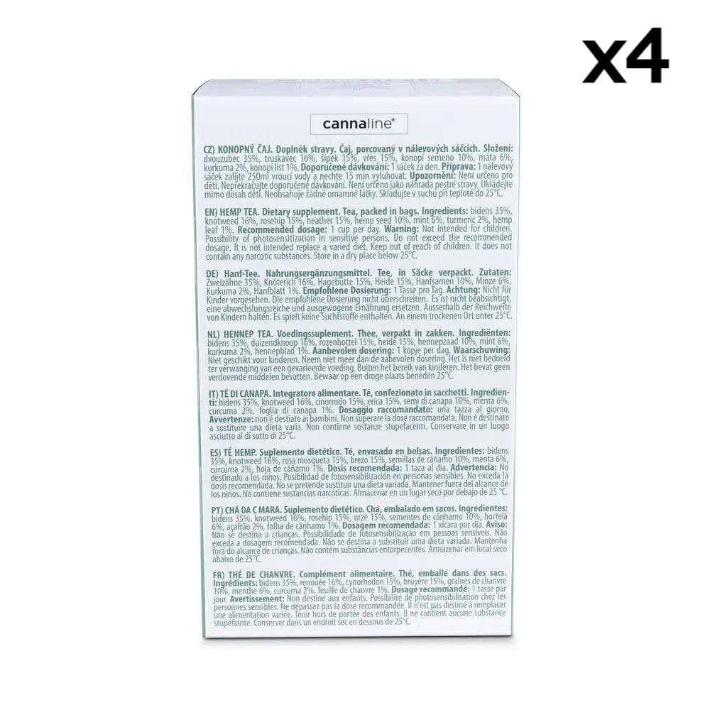 Behind CBD Detox tea box x4