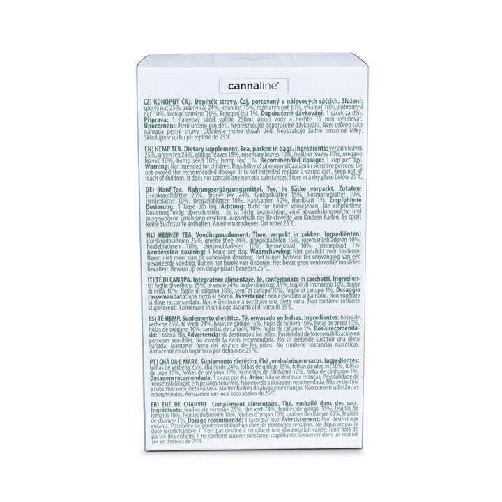 Scatola posteriore Bustine ricordo del tè