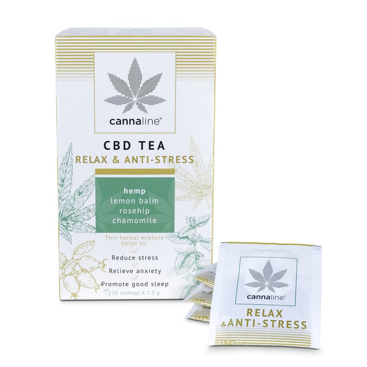 Relaxing CBD tea in bags