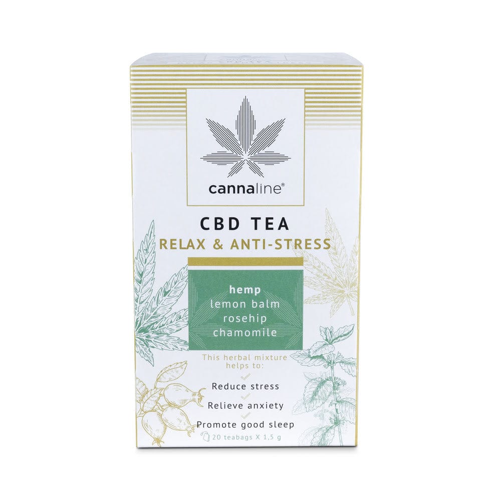 Euphoria Infusions CBD Thé CBD Relaxant au Chanvre, en sachets individuels