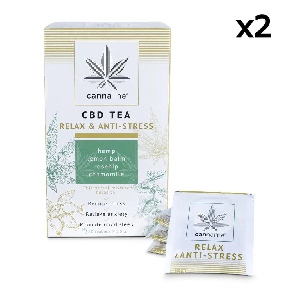 Relaxing CBD tea in bags x2