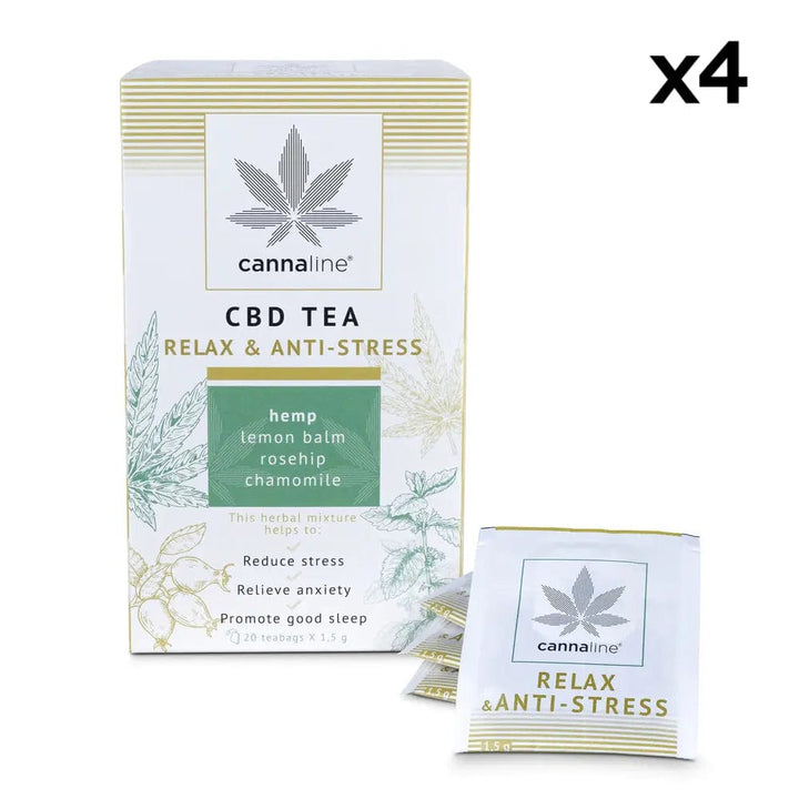 CBD tea bags x4