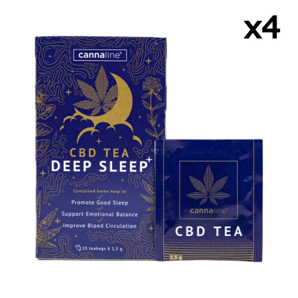Box of hemp sleep tea bags x4