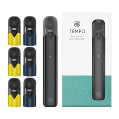 Starter Kit Vape Pen Tempo + 6 Cartridges (3 OG Kush & 3 Super Lemon Haze)