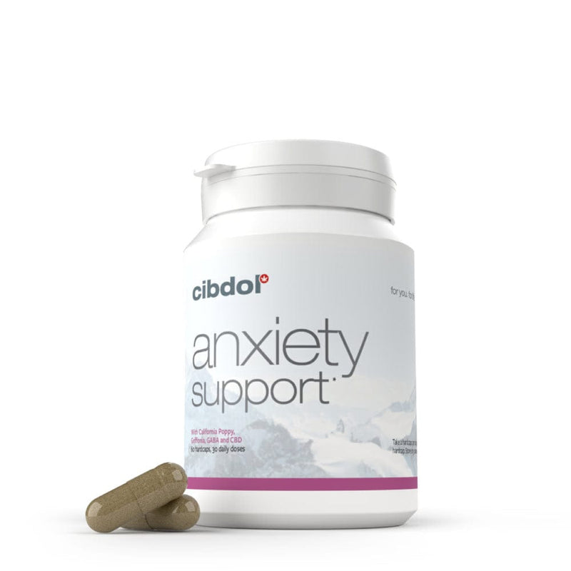 Flacon Gélules CBD Anti-stress Cibdol Anxiety Support