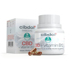 Boîte Gélules CBD Cibdol Vitamine B12