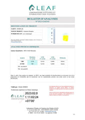 Certificat d'Analyse Gummies Libido
