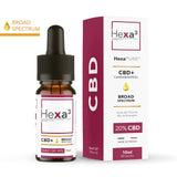 Olio CBD HexaPURE, Canapa Biologica, Broad Spectrum 20% / 2000mg, Senza THC (10ml)