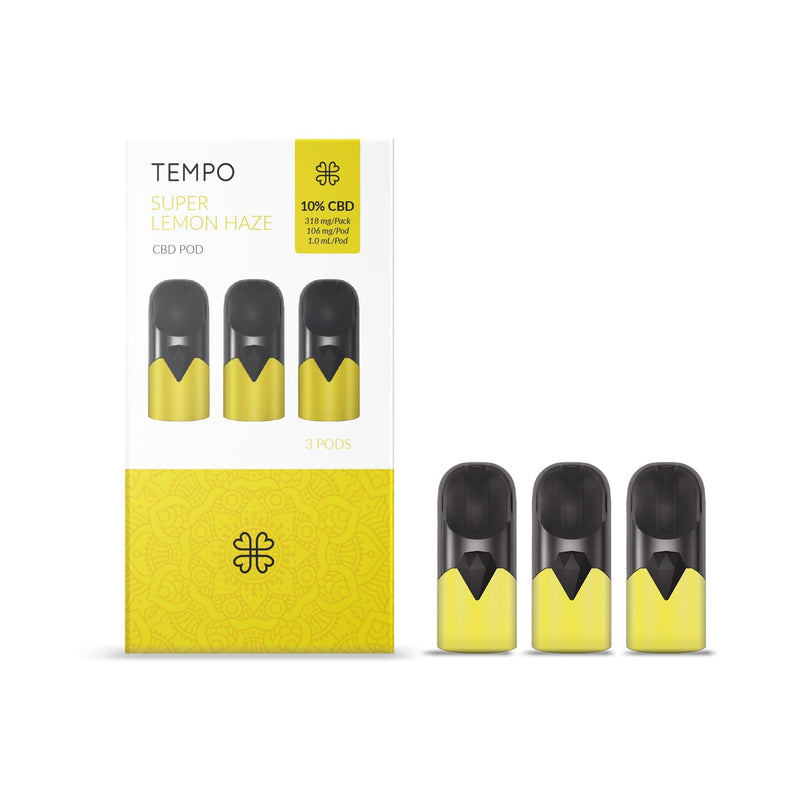 Starter Kit Vape Pen Tempo + 6 Cartouches (3 OG Kush & 3 Super Lemon Haze)