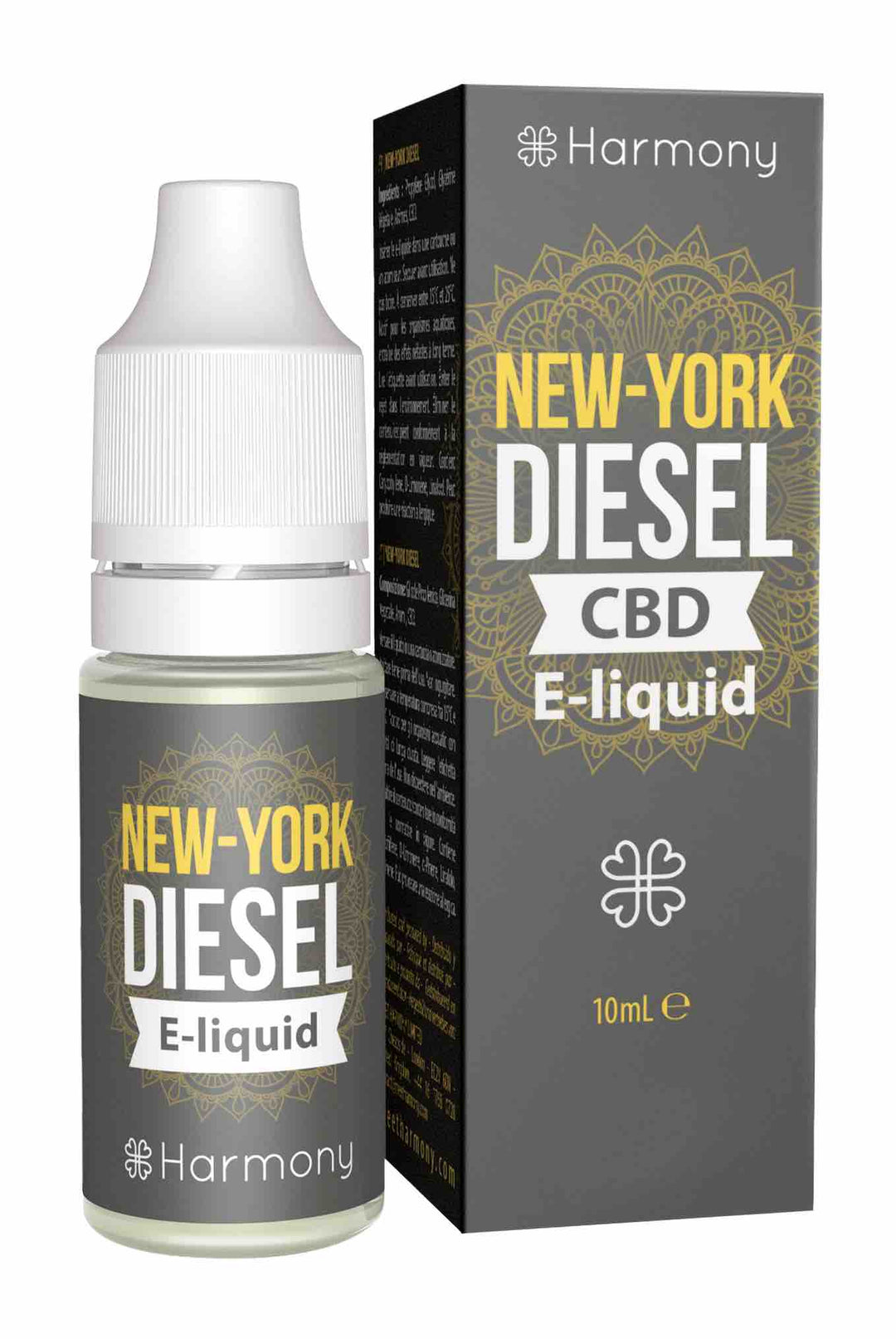 Harmony E-liquides CBD 300mg / 3% / New York Diesel E-liquide CBD 10ml (100mg ou 300mg / 9 arômes au choix)