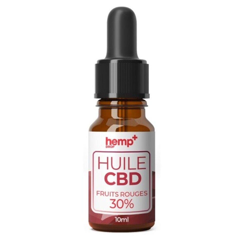 Hemp+ Huiles CBD Huile CBD Fruits Rouges, Broad Spectrum, sans THC (10ml)