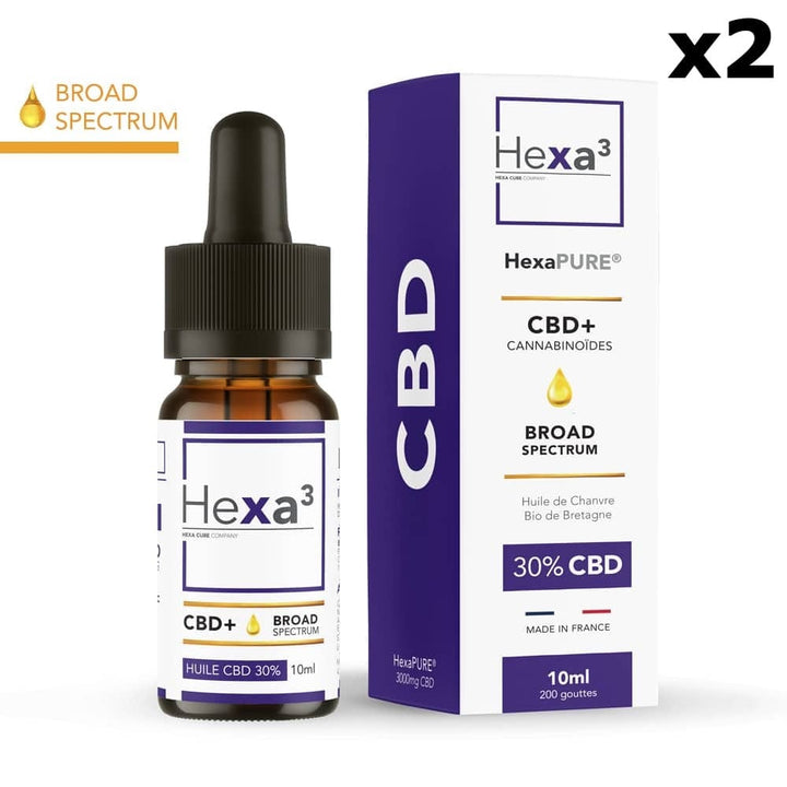 CBD-olie zonder THC x2