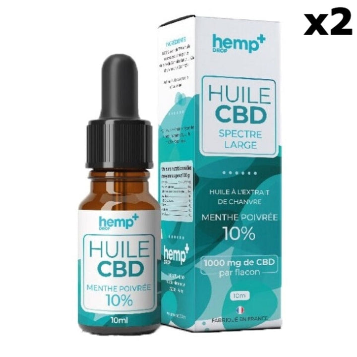 Olio CBD alla menta 4000mg x2