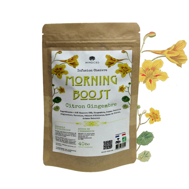 CBD Lemon Ginger Herbal Tea