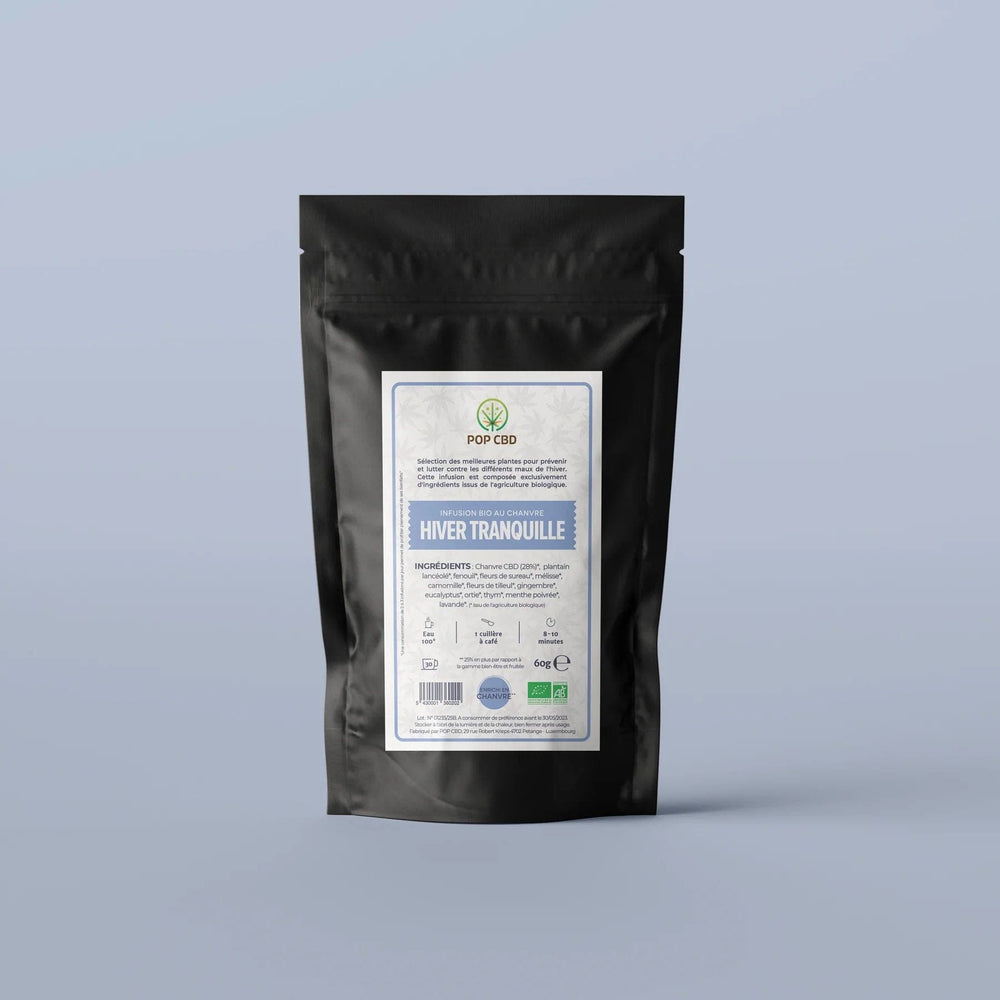 Quiet Winter Herbal Tea with CBD