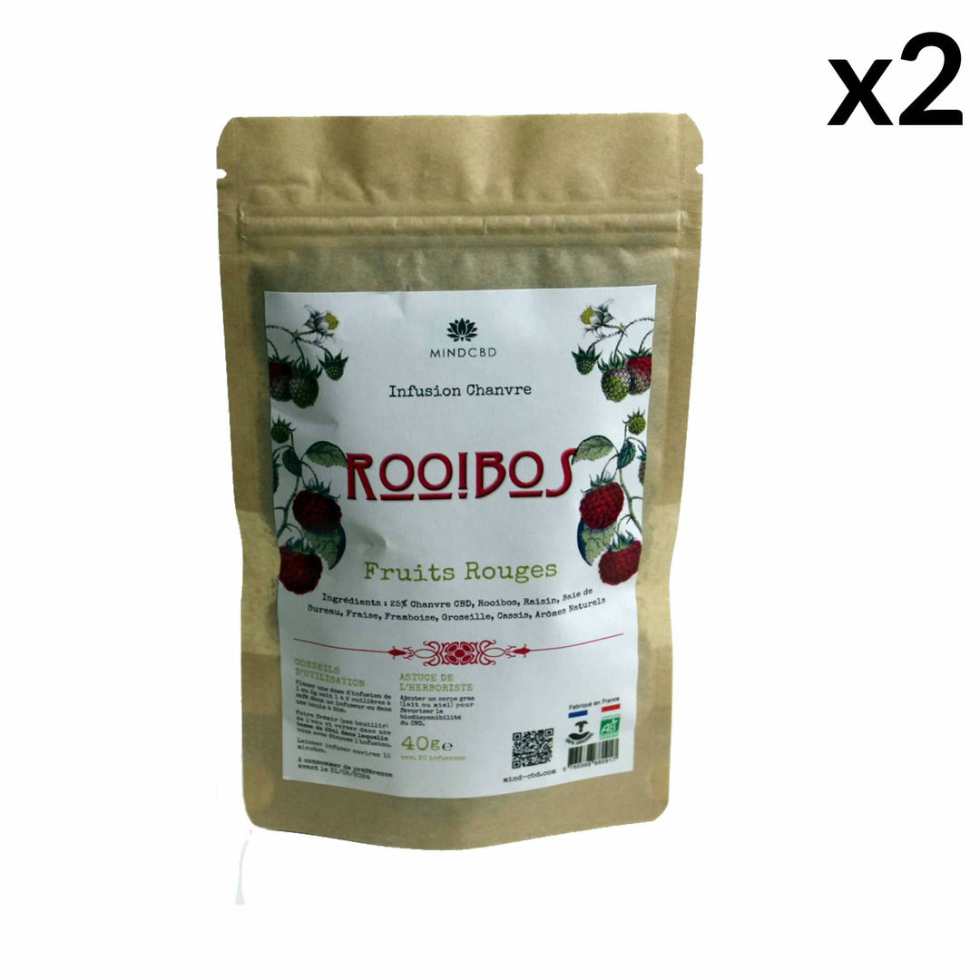 Packshot CBD Rooibos Infuso (confezione da 2)