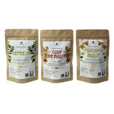 Pack of Booster Herbal Teas, (25% CBD Flowers), 3x40g