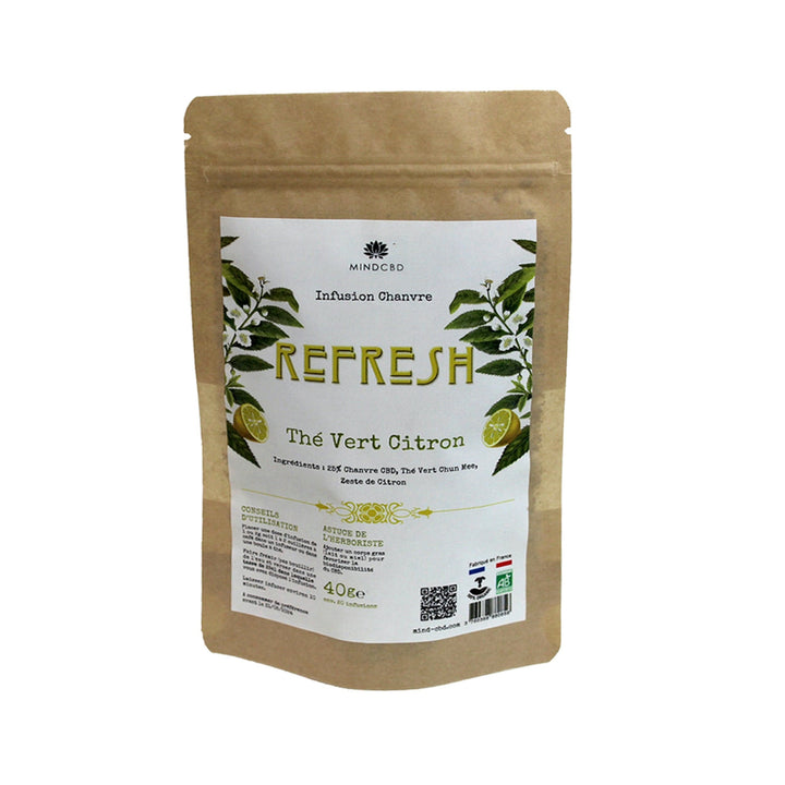 Mind CBD Infusions CBD Pack 3 Infusions Coup de Peps, Fleur de Chanvre CBD (25%), 3x40g